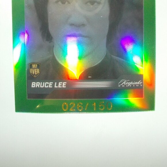 2024 Bruce Lee Keepsake 50th Anniversary Kaleidoscope GREEN PARALLEL /150 Karate - Picture 5 of 6